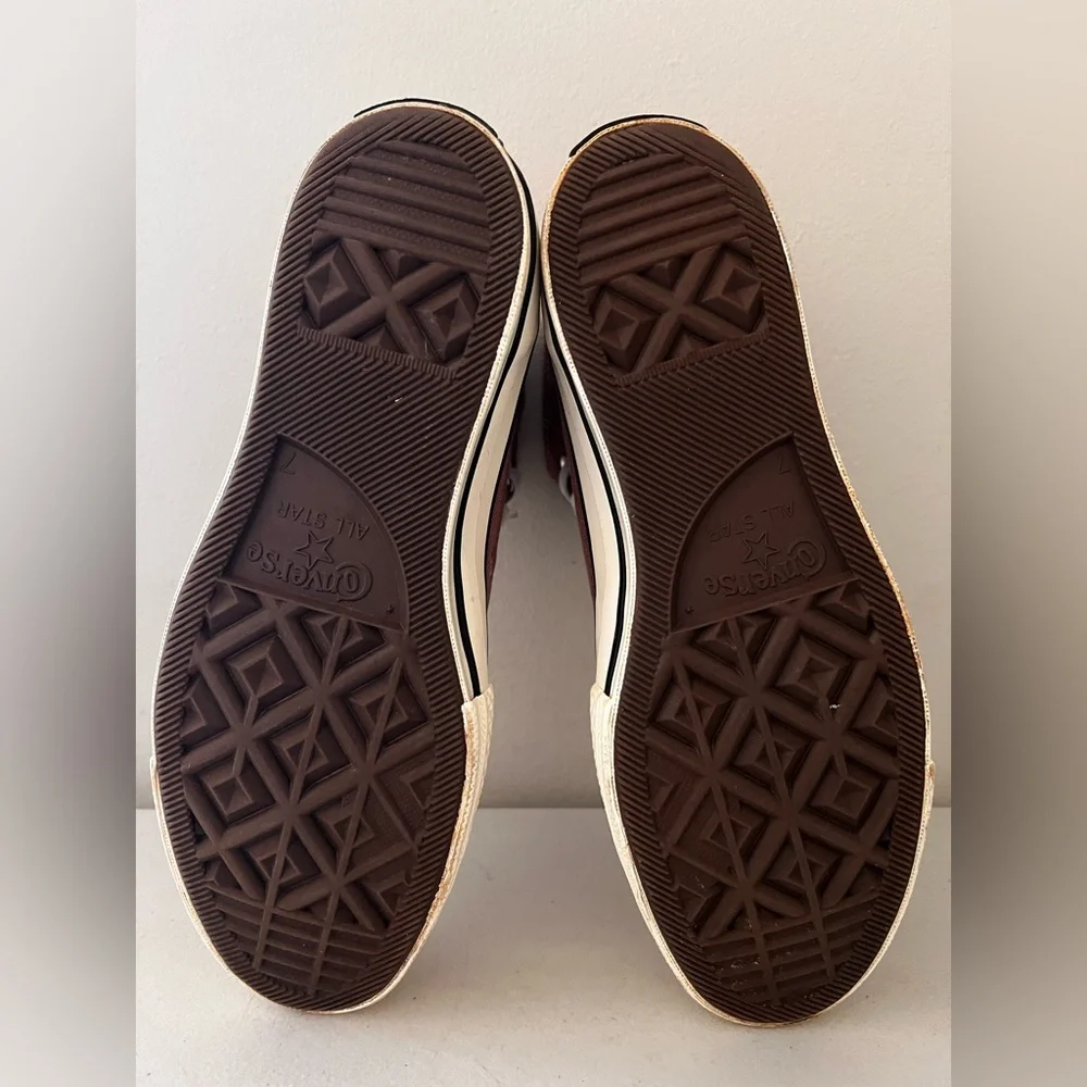 Converse Chuck Taylor High Top Sneakers in Mauve Pink - Picture 5 of 6